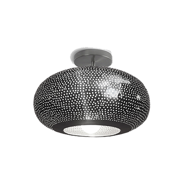 Dounia Home - DH-LILCEIFLU-SM-BRS - Lila Ceiling Flush Mount - Polished Brass