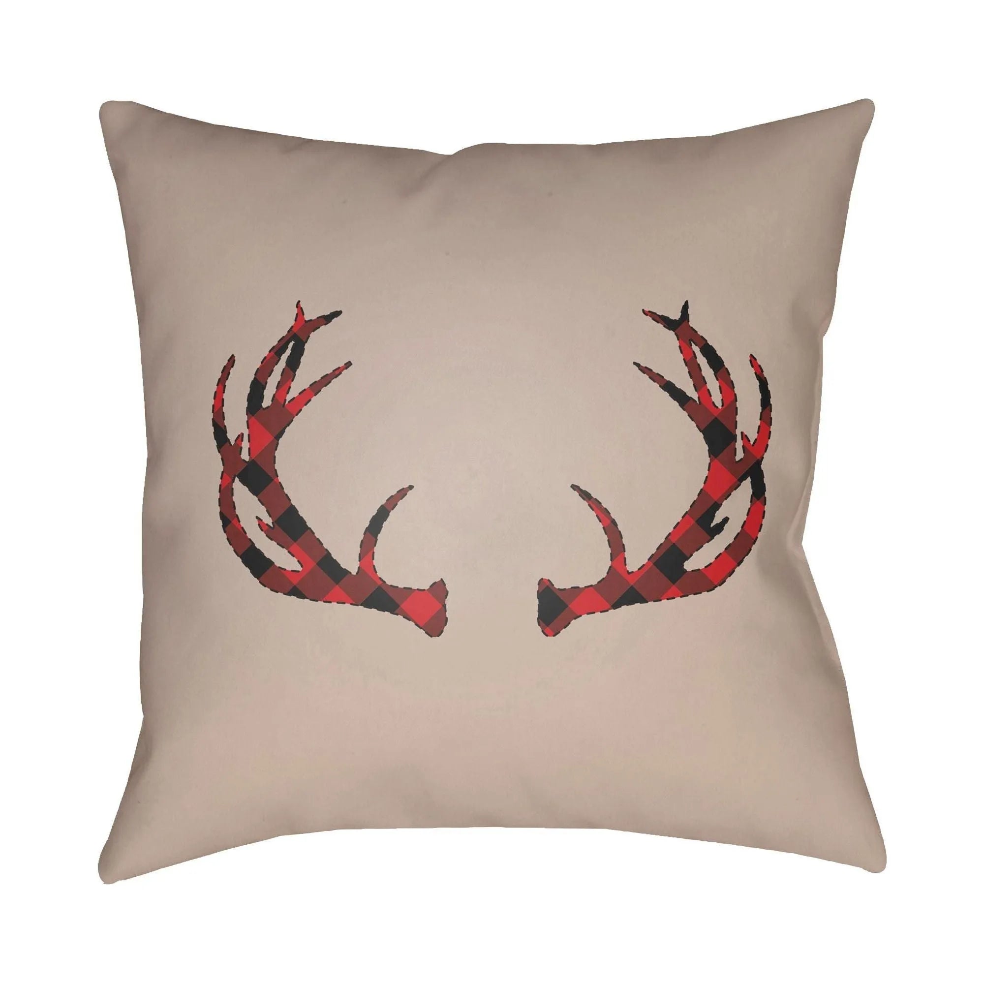 Livabliss - Antlers Accent Pillow - PLAID036-1818 | Montreal Lighting & Hardware