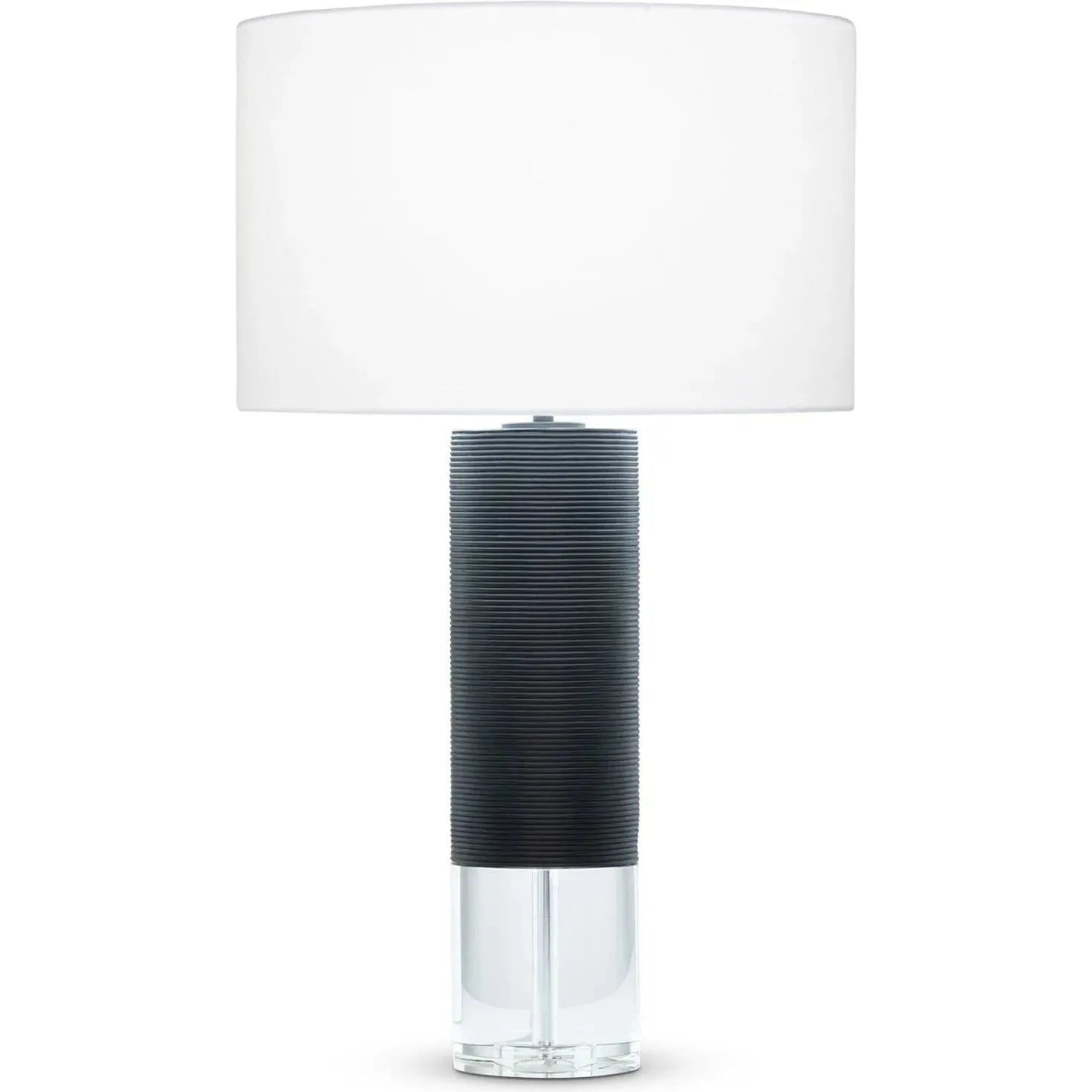 Flow Decor-4521-WHL-Table Lamps-Locke-Black