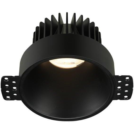 Lotus LED Lights - 4" Round Deep Regressed Trimless LED Recessed Light - LD4R-27K-4R-BR-IT | Montreal Lighting & Hardware