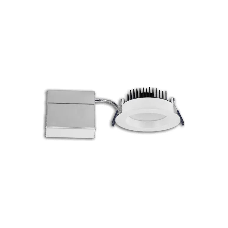 Lotus LED Lights - 4" Round Regressed LED Recessed Light - LL4RR-27K-BK | Montreal Lighting & Hardware