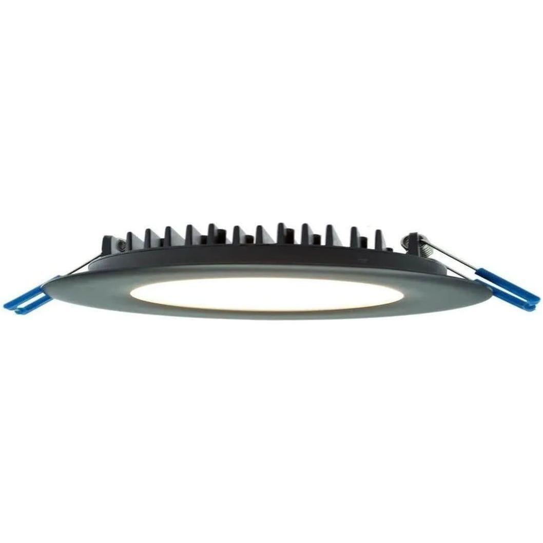 Lotus LED Lights - 4" Round Slim 12W LED Recessed Light - LY41RCD/30K/BK | Montreal Lighting & Hardware