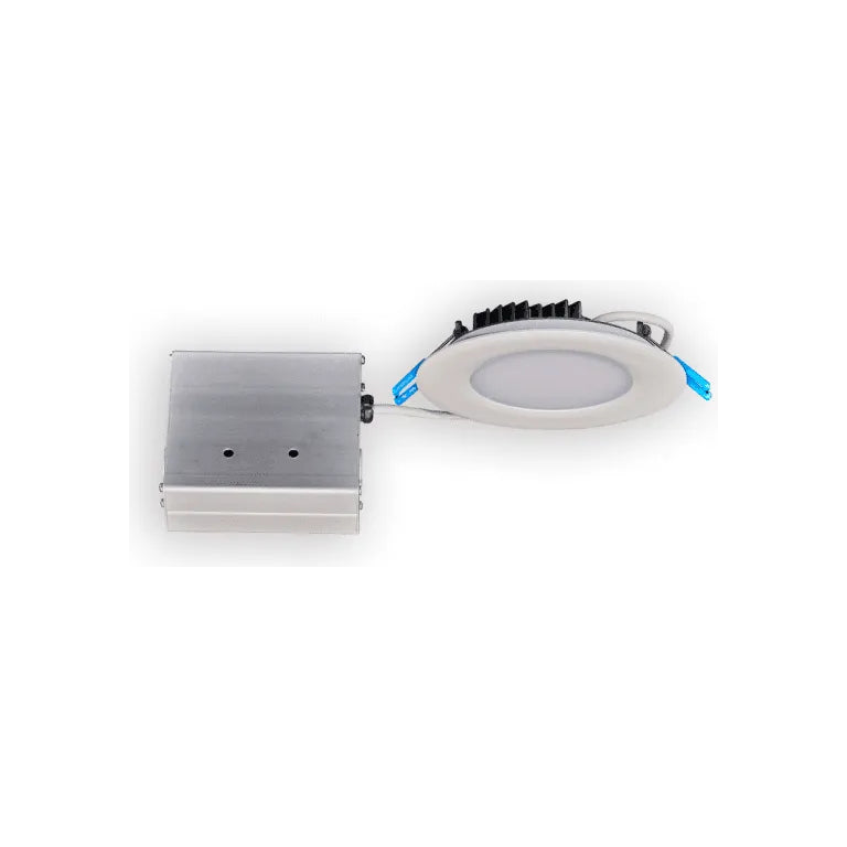 Lotus LED Lights - 4" Round Slim 12W LED Recessed Light - LY41RCD/30K/WH | Montreal Lighting & Hardware