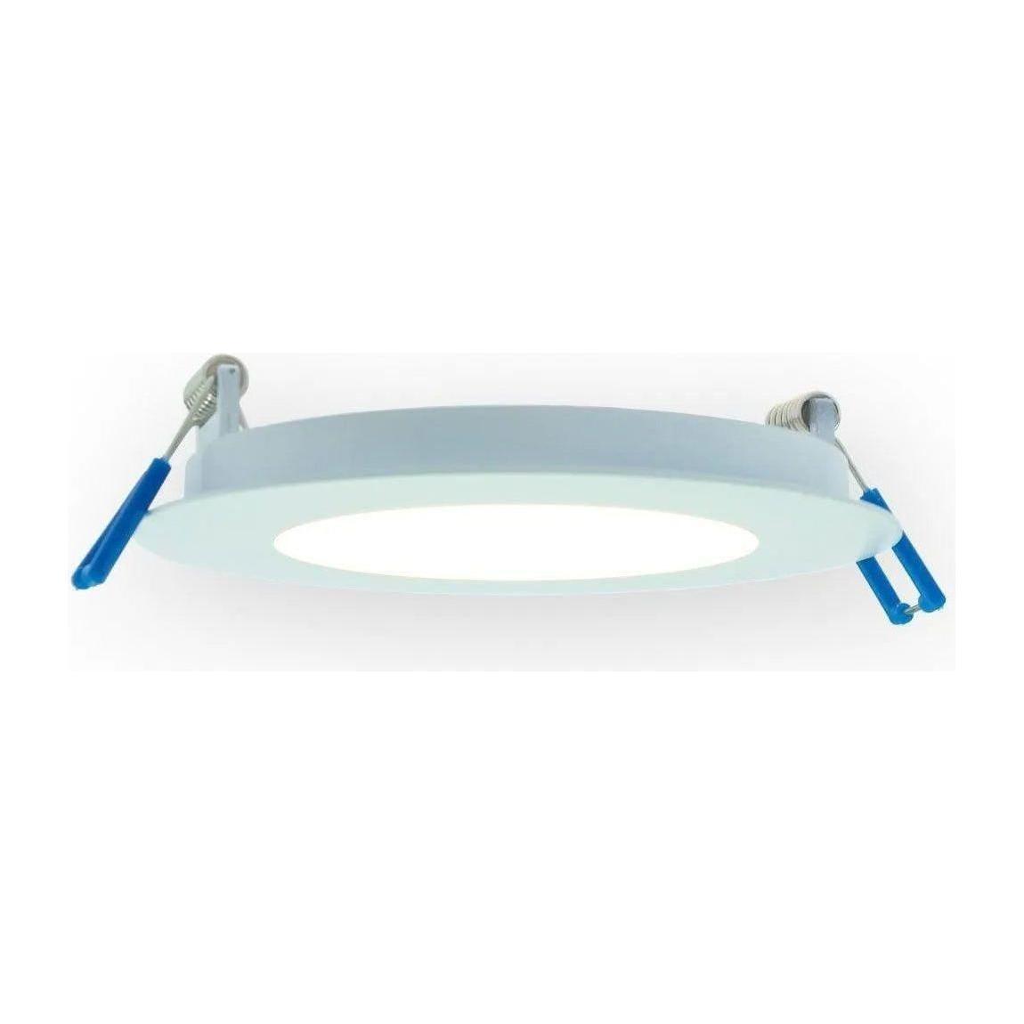 Lotus LED Lights - 4" Round Super Slim 9W LED Recessed Light - LY4RCS/30K/WH | Montreal Lighting & Hardware