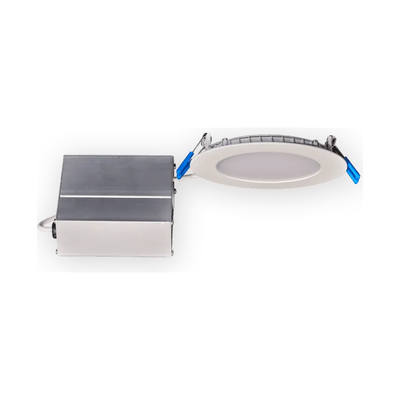 Luminaire encastré économique super mince rond de 4 po