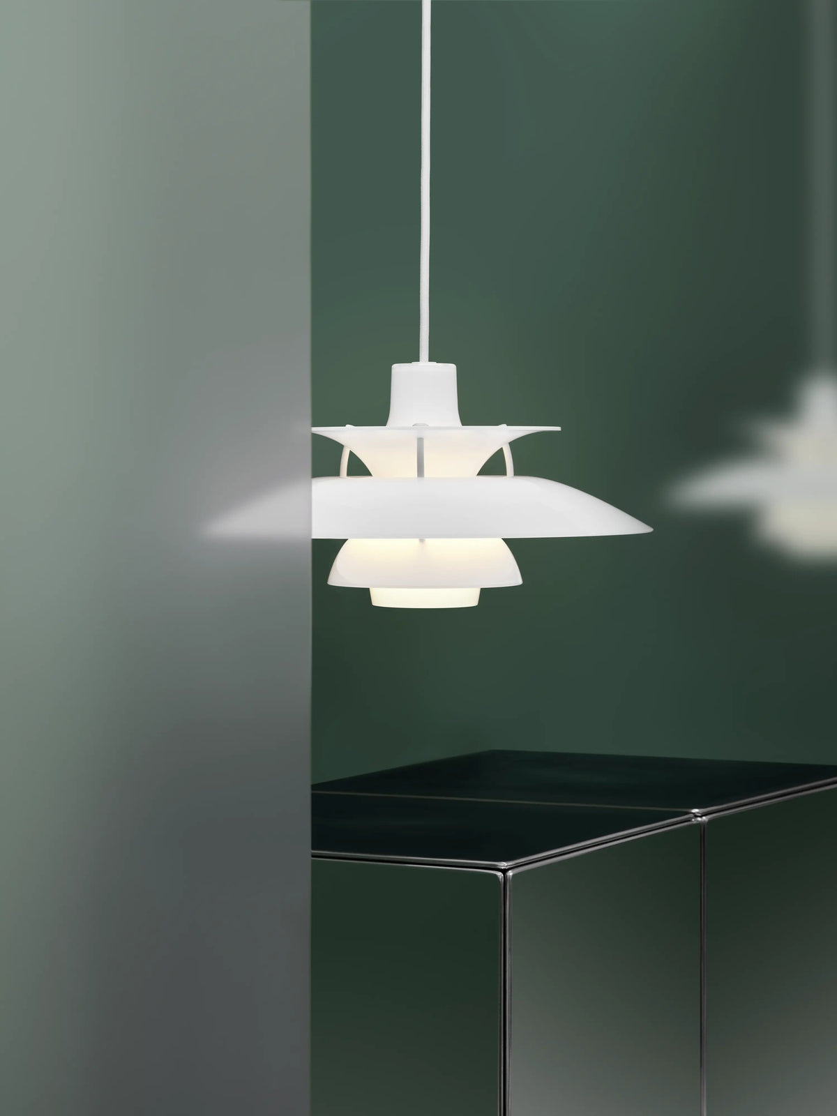 Louis Poulsen 5741948594 PH 5 Opal Pendant in Opal White