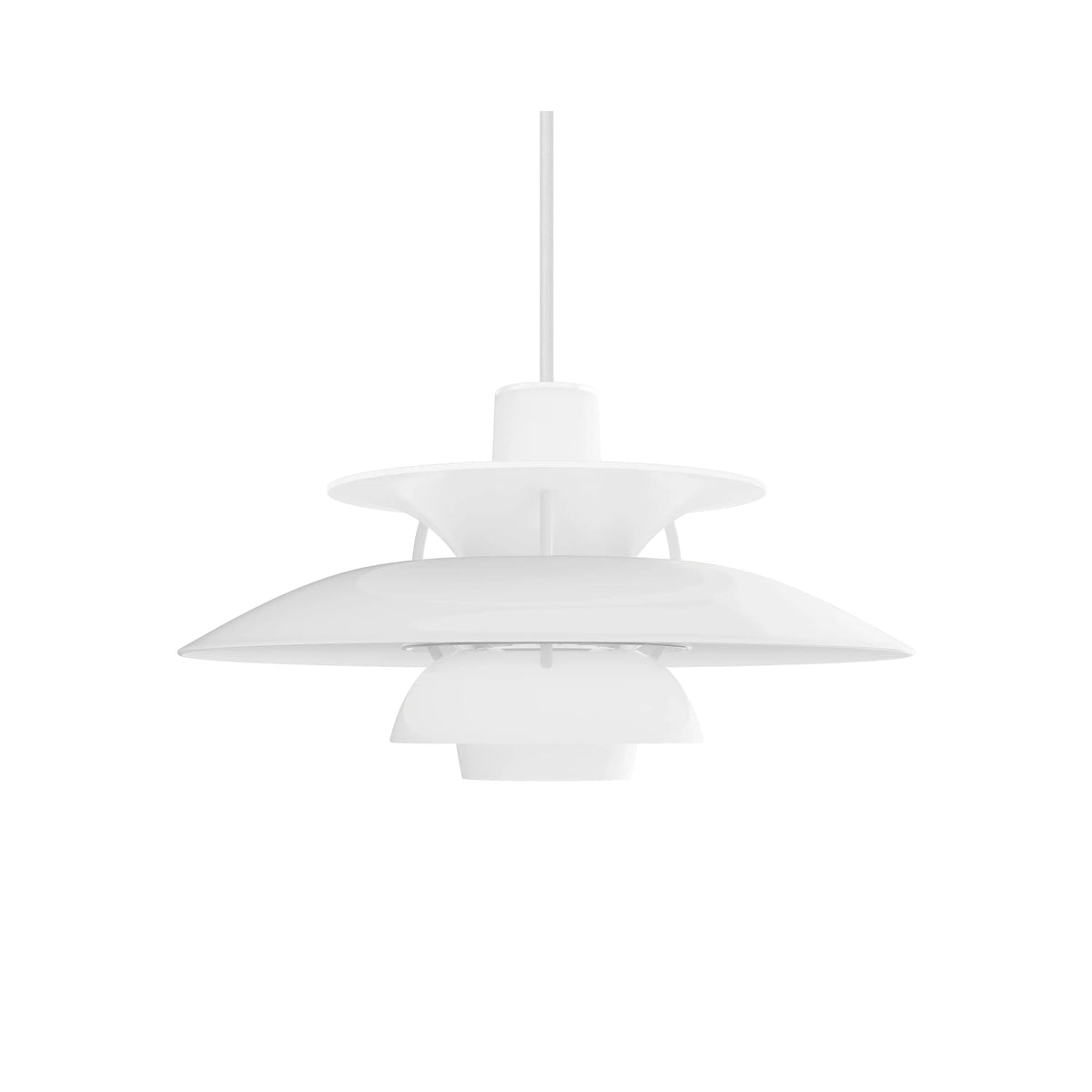Louis Poulsen 5741948594 PH 5 Opal Pendant in Opal White