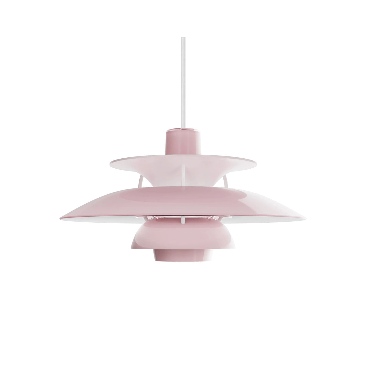 Louis Poulsen 5741948604 PH 5 Opal Pendant in Opal Pale Rose