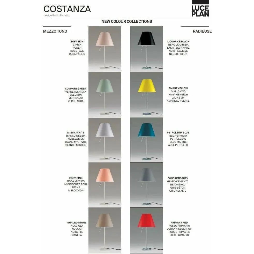 Luceplan - Costanza Table Lamp On/Off - 1D13N=01F503 | 1D13N0100508 | Montreal Lighting & Hardware