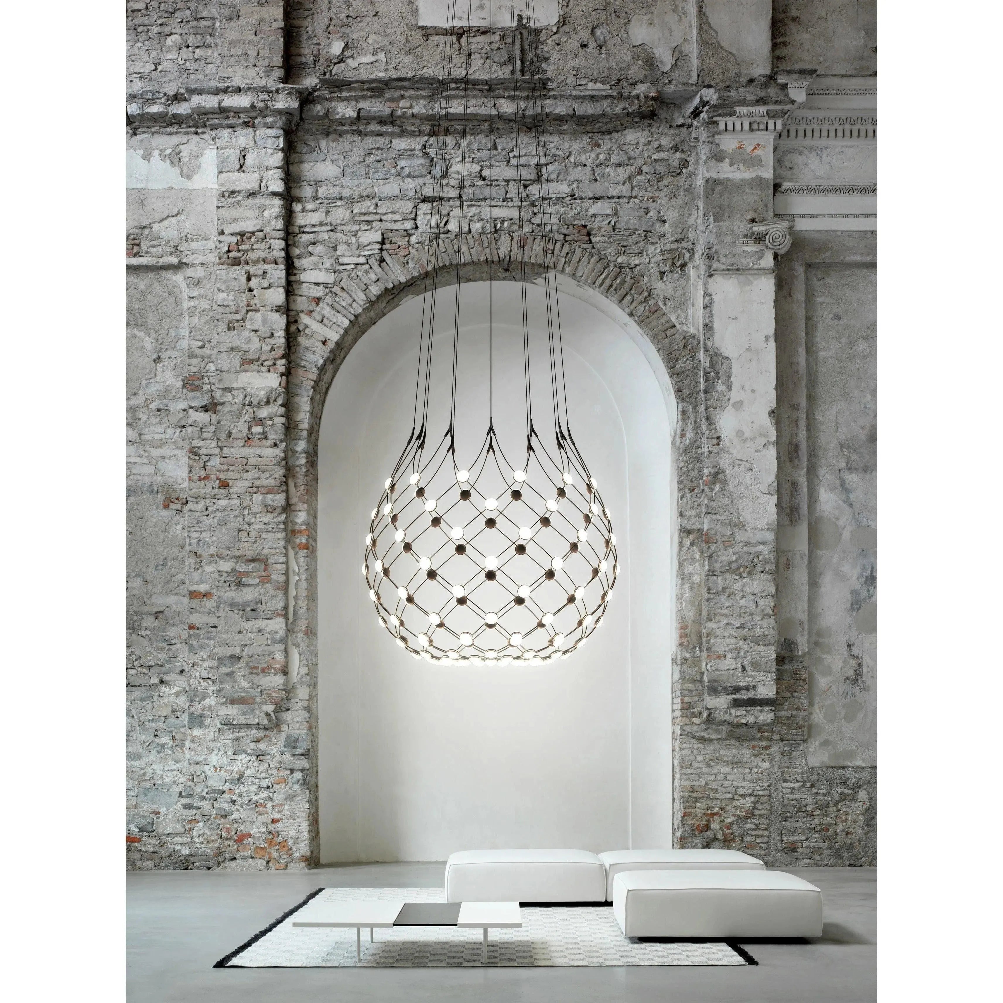 Luceplan - Mesh Suspension 100 - 1D86KT101501 | Montreal Lighting & Hardware