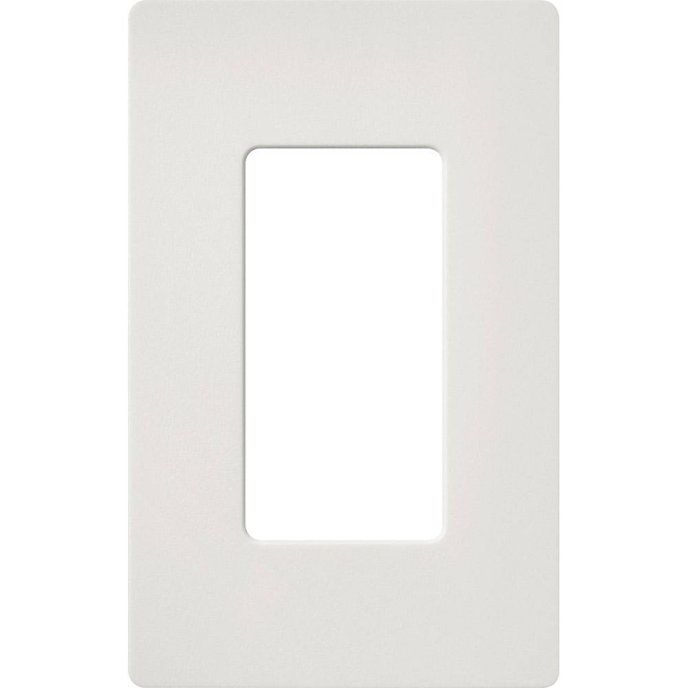 Lutron SC-4-LG Claro & Satin Colors Wallplate in Satin Lunar Gray