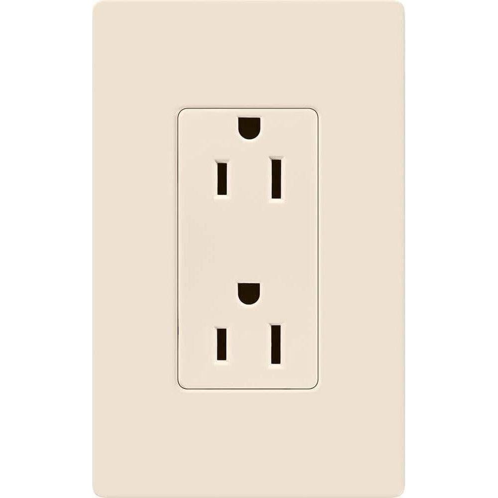 Lutron - Claro & Satin Colors 15A Tamper Resistant Receptacle - CARS-15-TR-LA | Montreal Lighting & Hardware