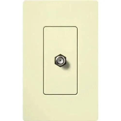 Lutron - Claro & Satin Colors Cable TV Jack - CA-CJ-AL | Montreal Lighting & Hardware