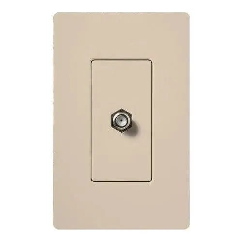 Lutron - Claro & Satin Colors Cable TV Jack - SC-CJ-TP | Montreal Lighting & Hardware