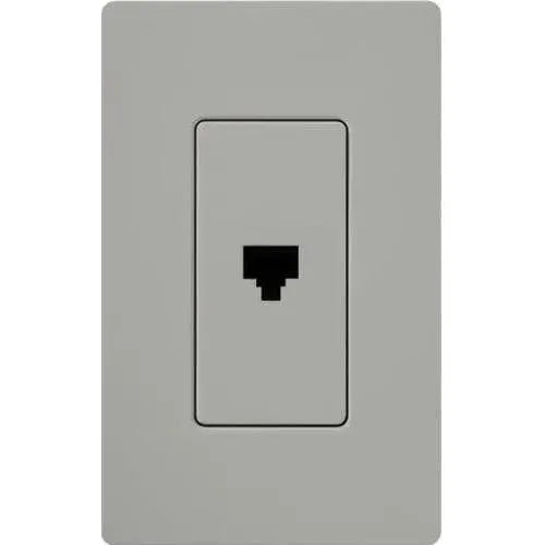 Lutron - Claro & Satin Colors Telephone Jack RJ11 - CA-PJ-GR | Montreal Lighting & Hardware
