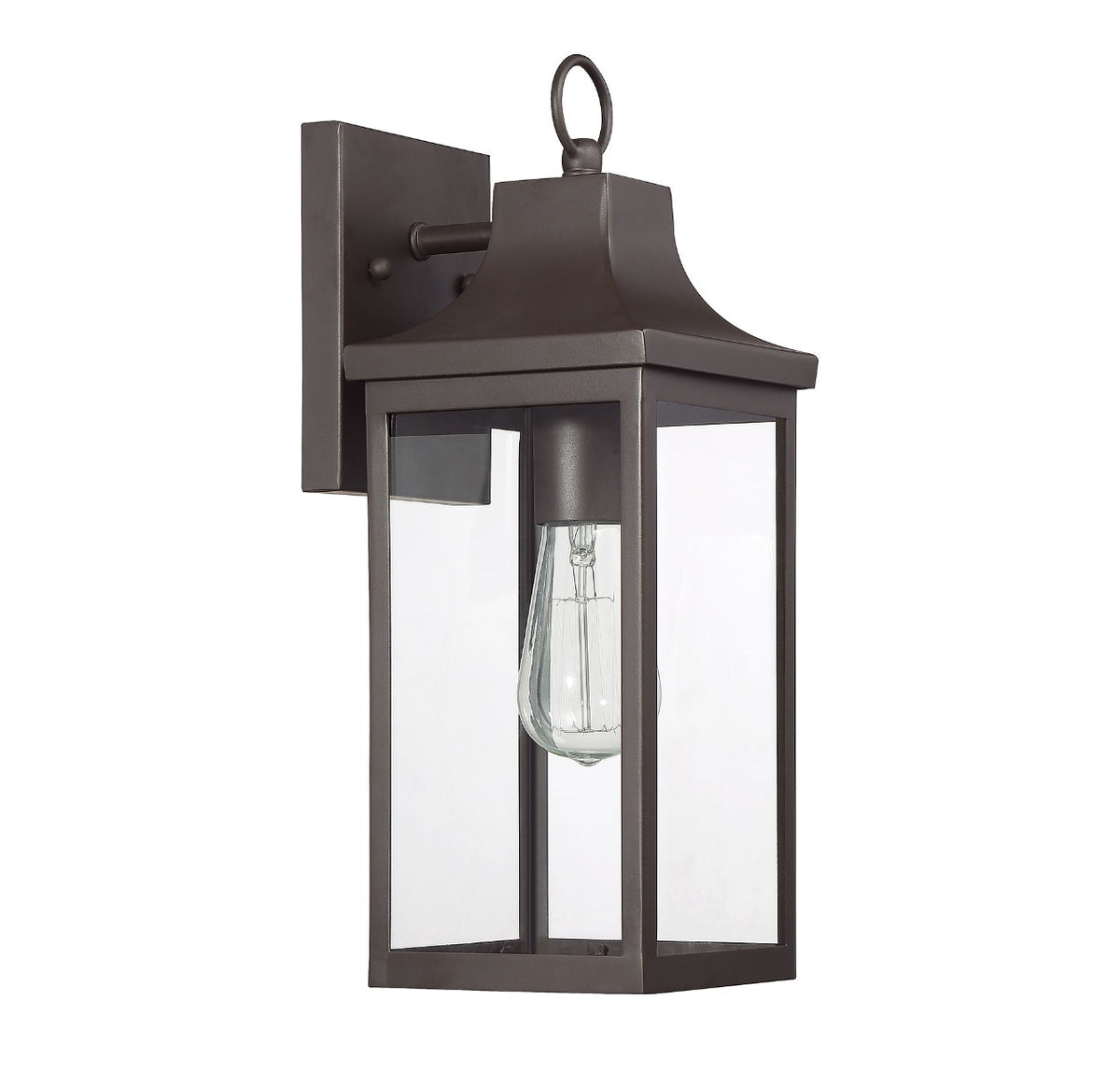 Meridian Lighting M50024ORB Meridian One Light Outdoor Wall Lantern in Oil Rubbed Bronze