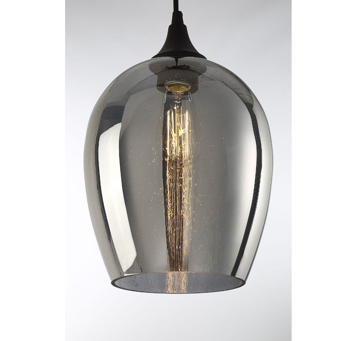 Meridian Lighting M70076ORB Meridian One Light Mini Pendant in Oil Rubbed Bronze
