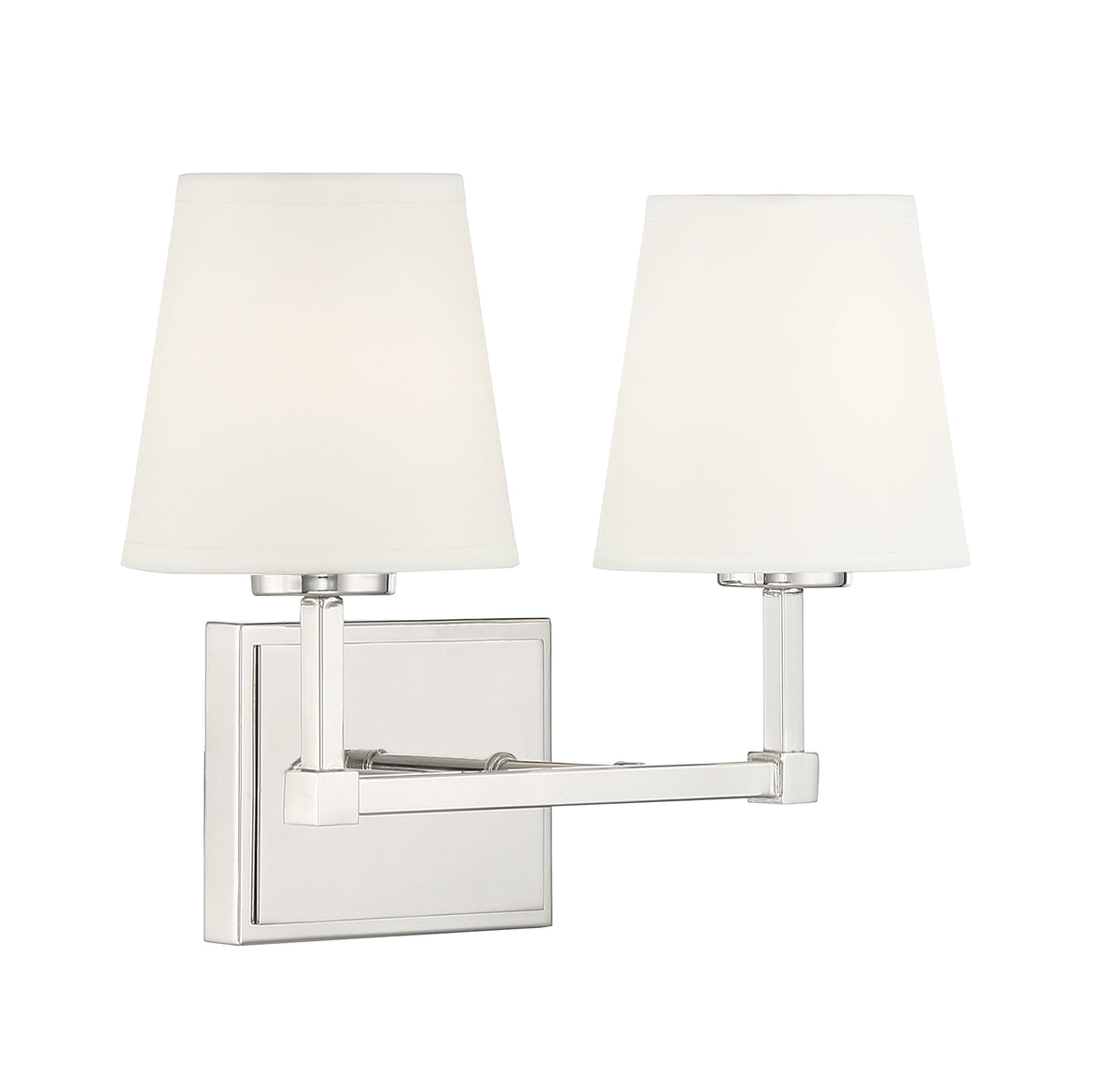 Meridian Lighting M80052PN Meridian Bathroom Vanity Light in Polished Nickel