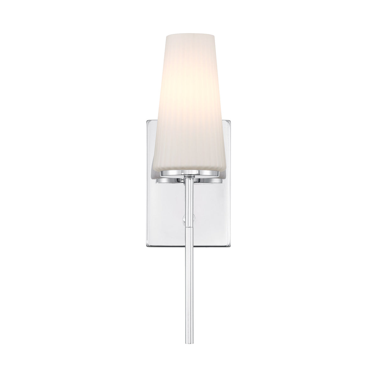 Meridian Lighting M90115CH Meridian One Light Wall Sconce in Chrome