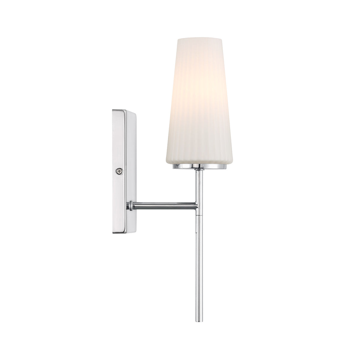 Meridian Lighting M90115CH Meridian One Light Wall Sconce in Chrome