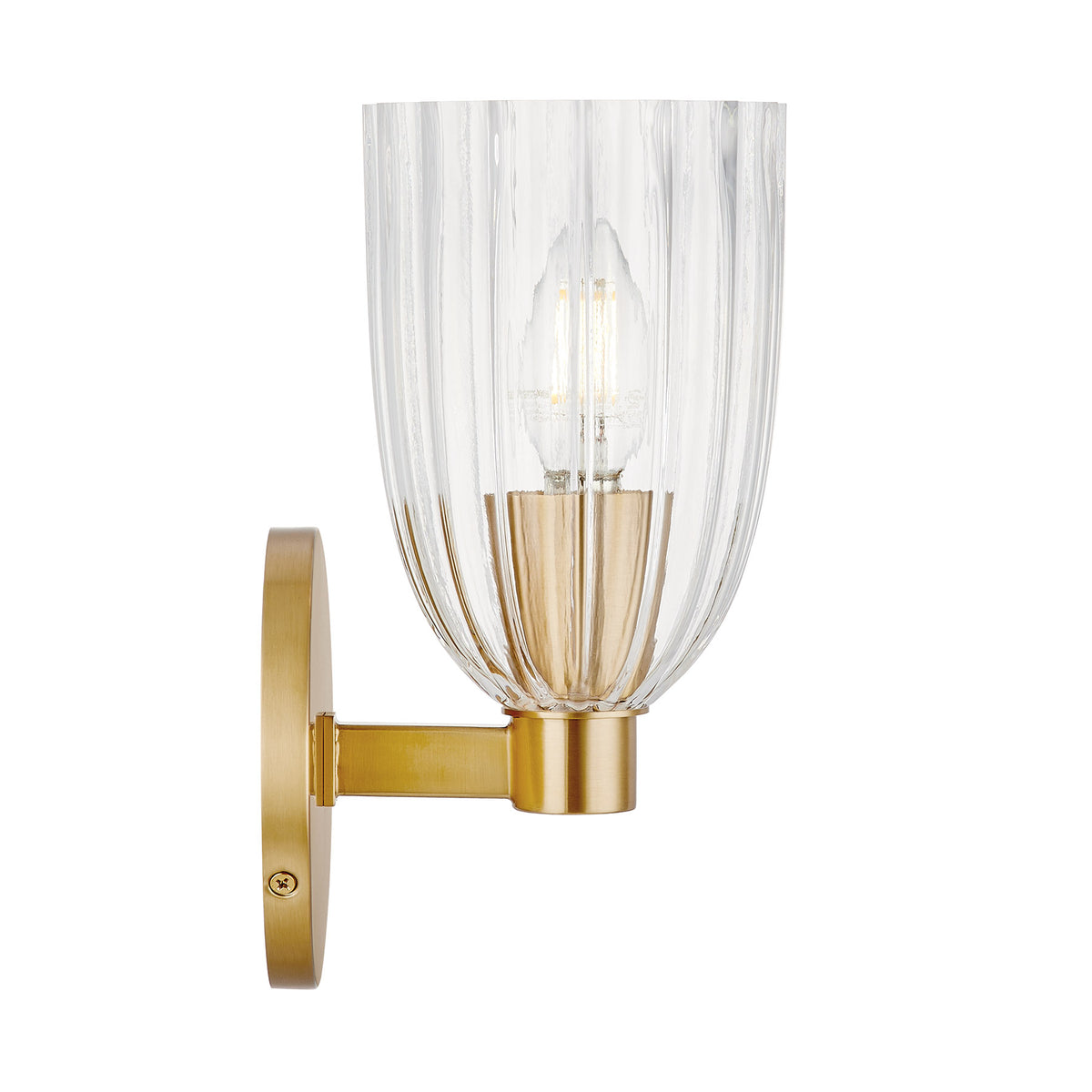 Éclairage Meridian M90120NB Meridian Murale en laiton naturel