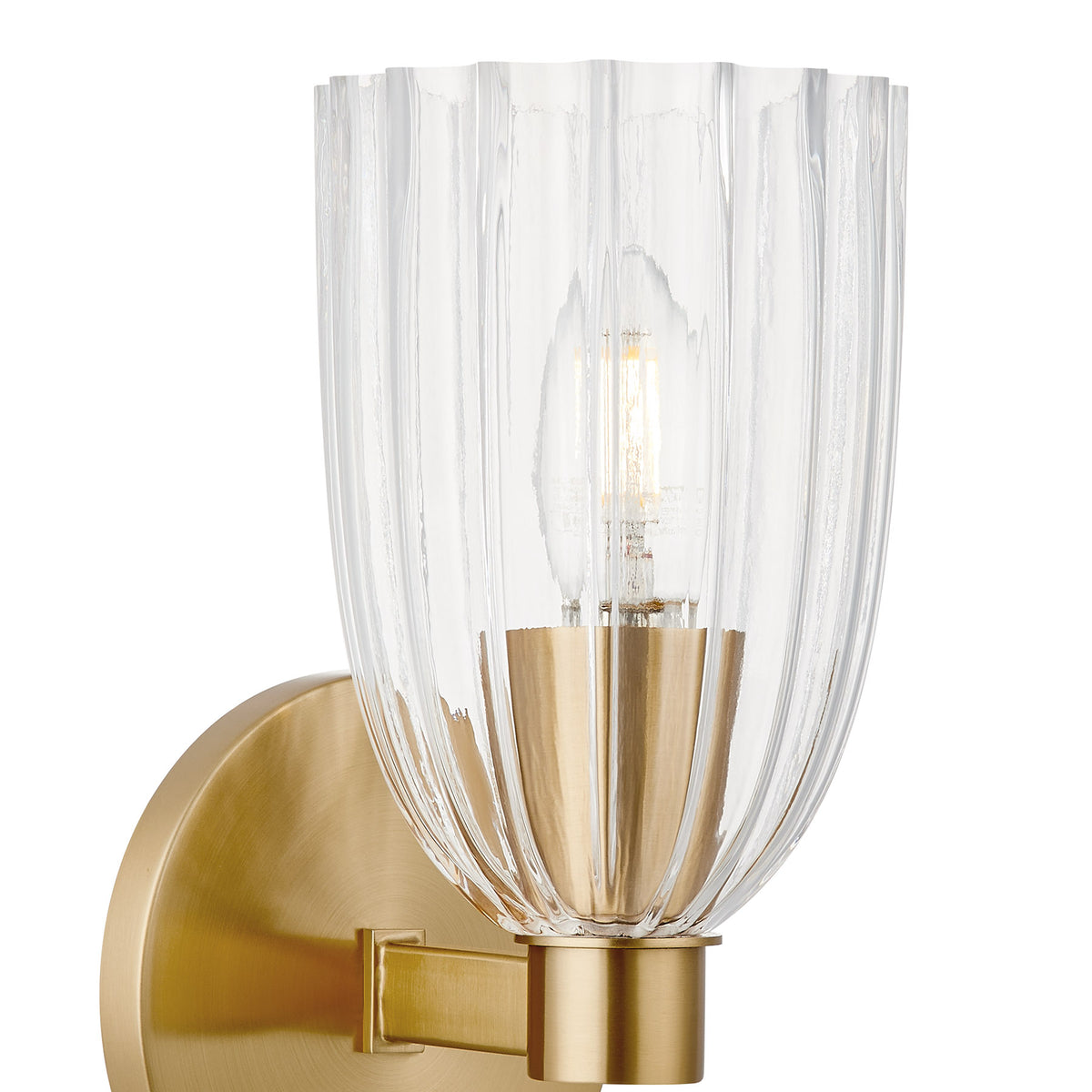Éclairage Meridian M90120NB Meridian Murale en laiton naturel