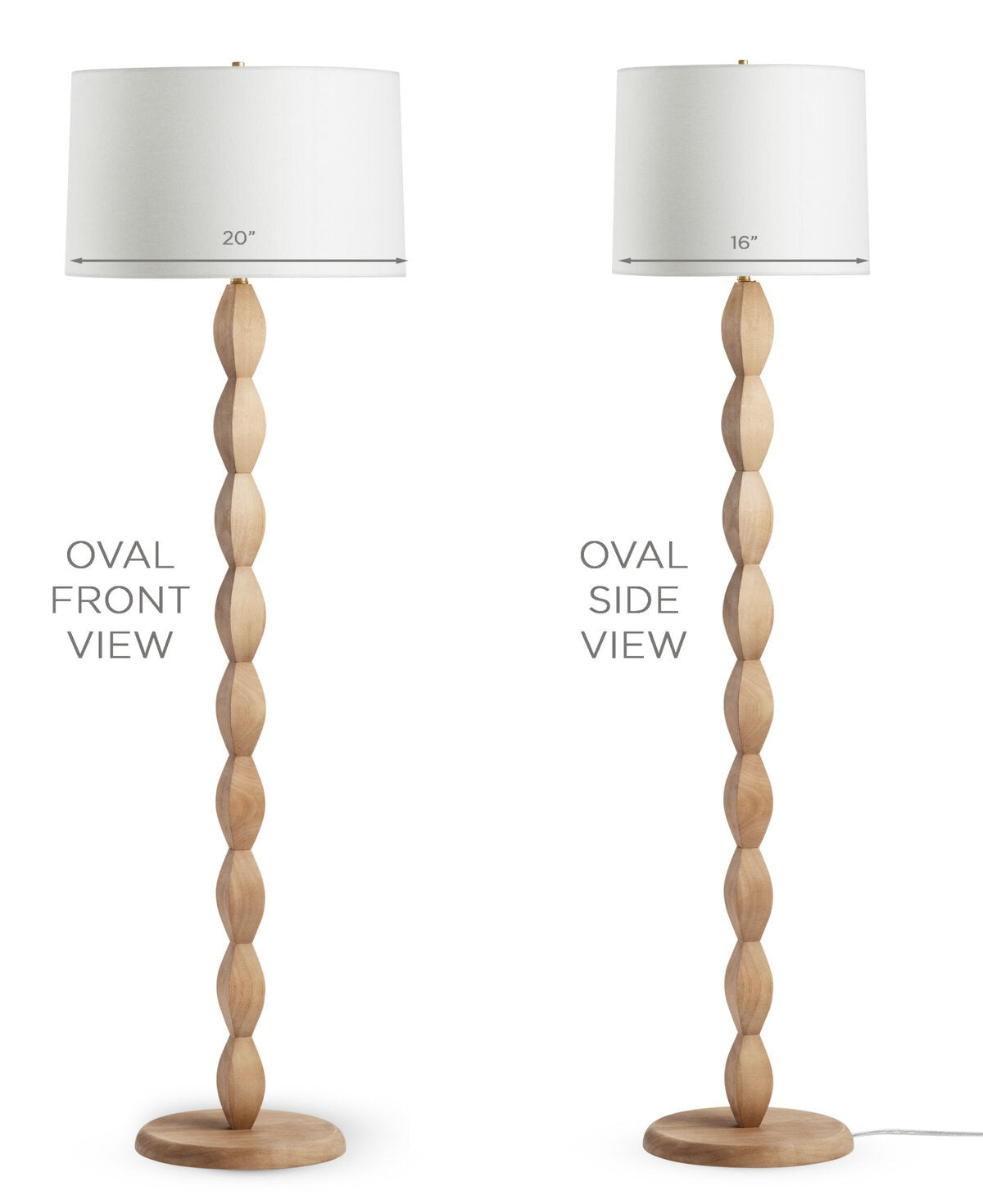 Manor Floor Lamp - FLO-4617-OVAL-OWL