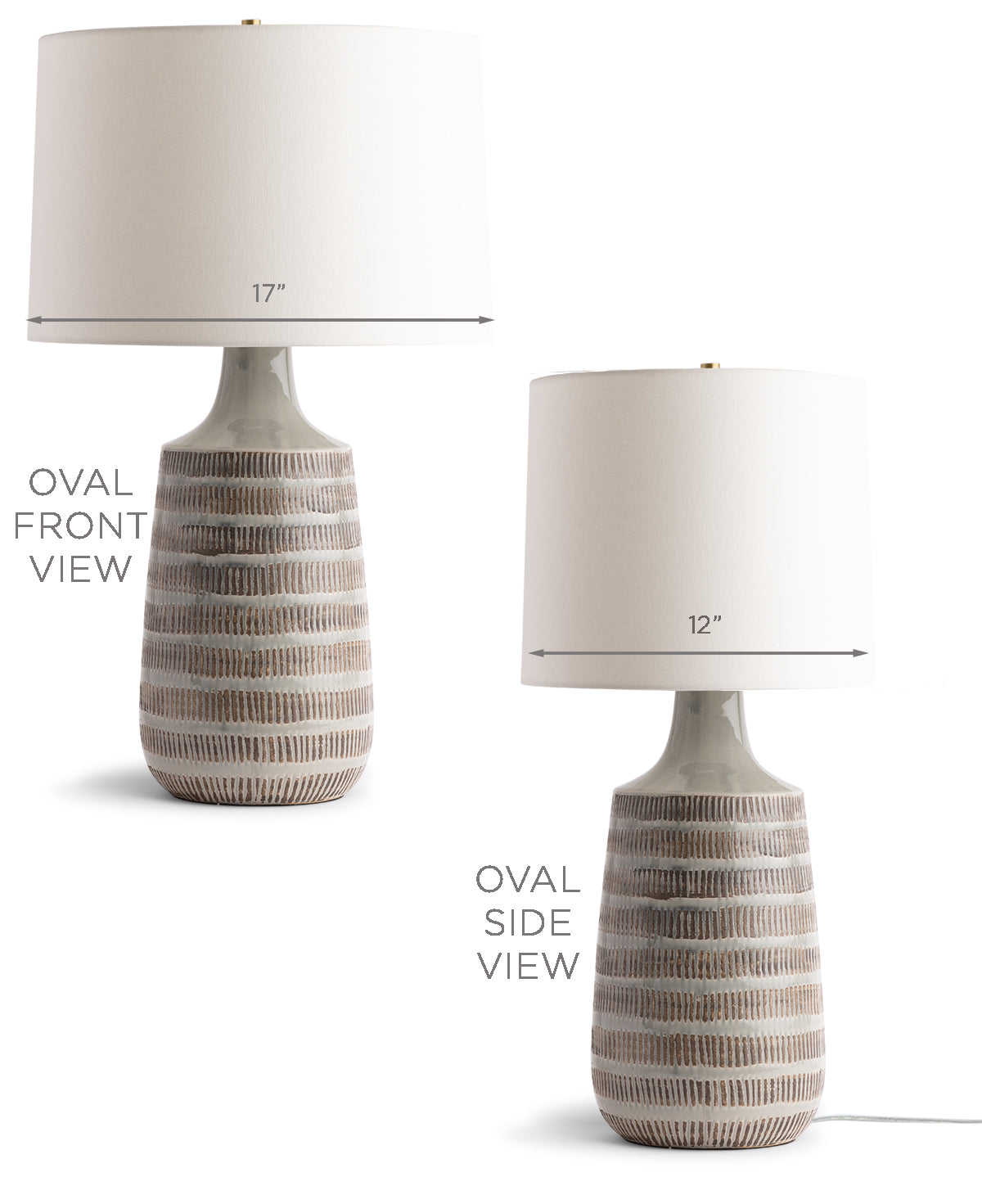 Marilyn Table Lamp - FLO-4671-OVAL-OWL