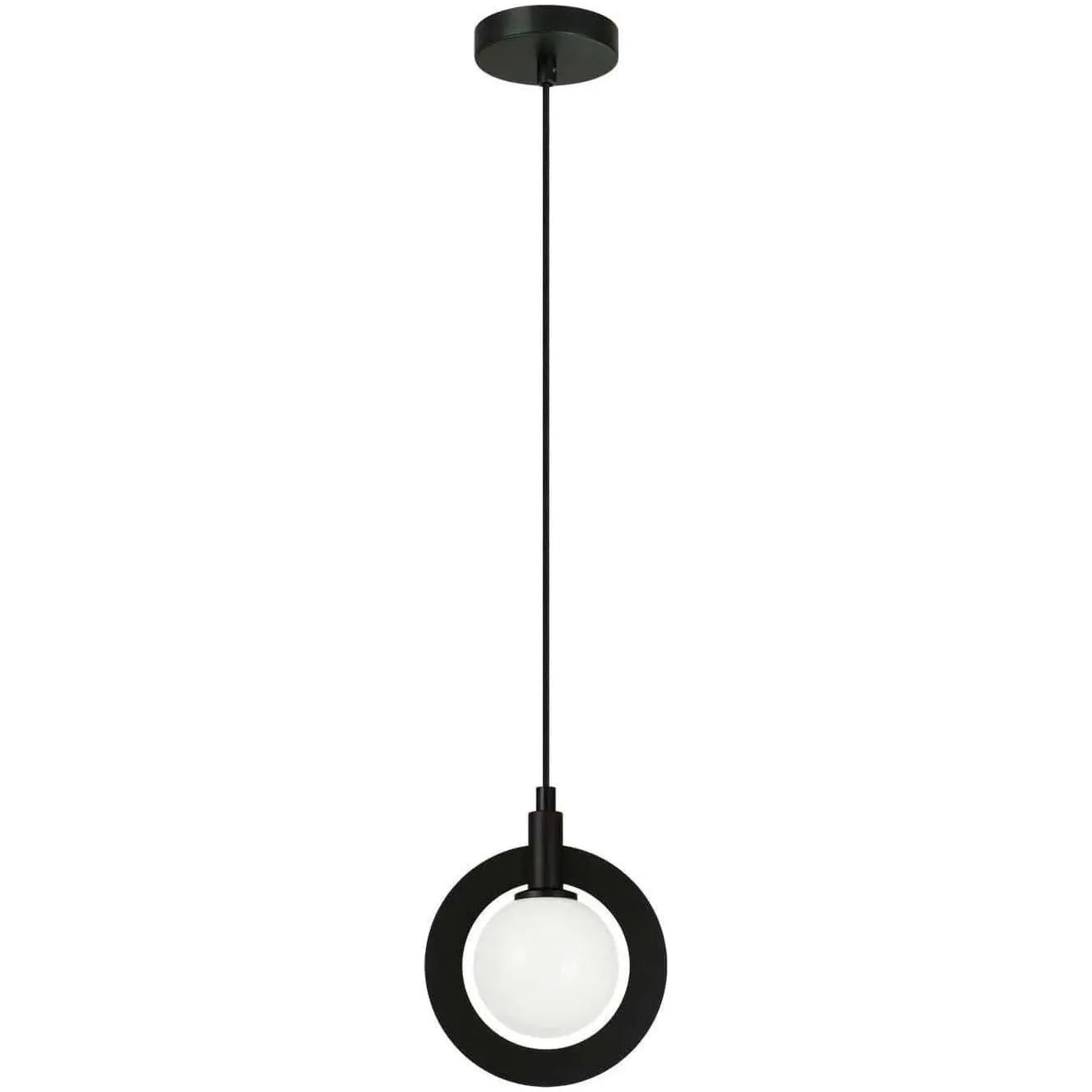 Matteo Lighting - Astro Pendant - C80701BKOP | Montreal Lighting & Hardware