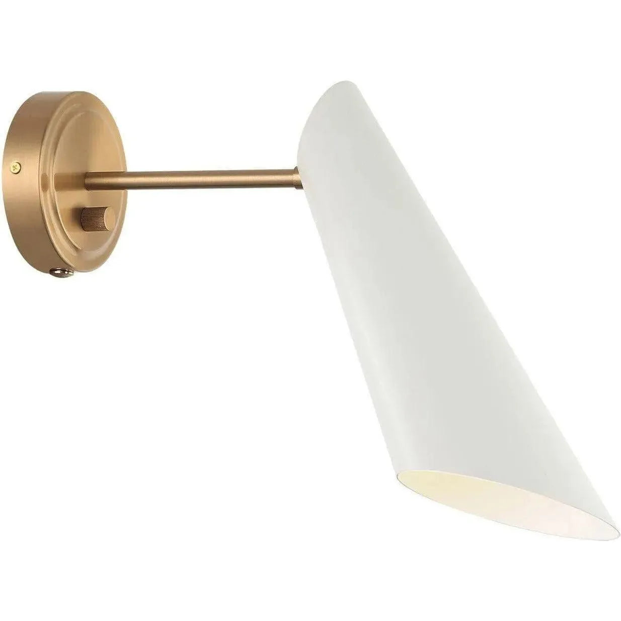 Matteo Lighting - Butera Wall Sconce - S08011AGWH | Montreal Lighting & Hardware