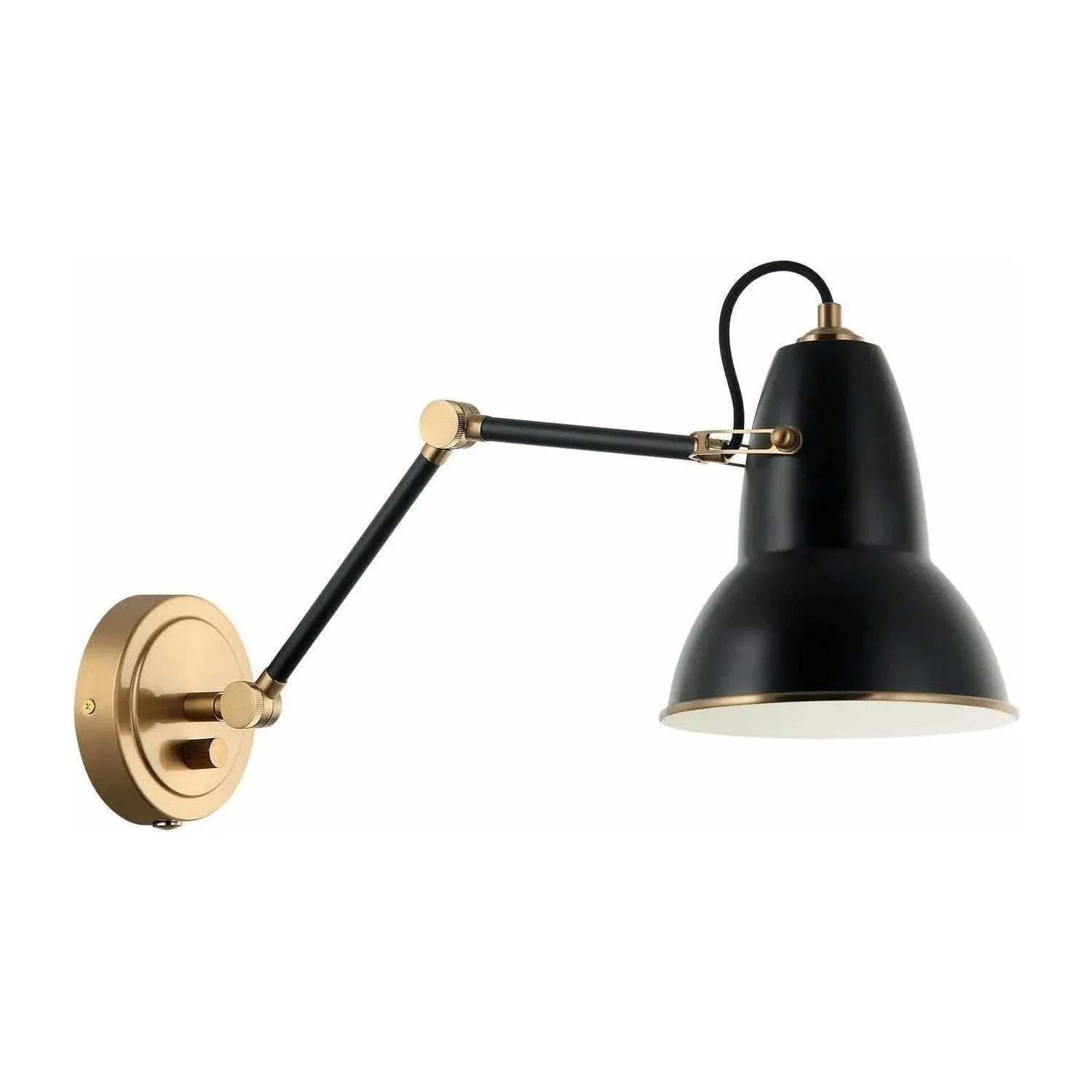 Matteo Lighting - Buzz Wall Sconce - S08421AGBK | Montreal Lighting & Hardware