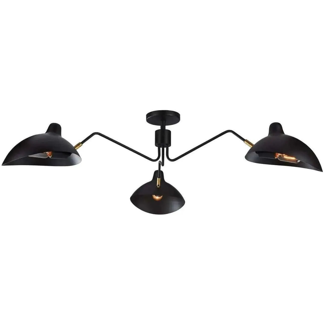 Matteo Lighting - Droid Flush Mount - X57903BZ | Montreal Lighting & Hardware