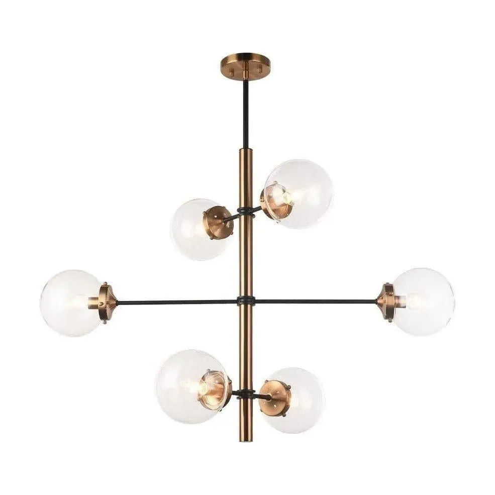 Matteo Lighting - Enchant Chandelier - C78106AGCL | Montreal Lighting & Hardware