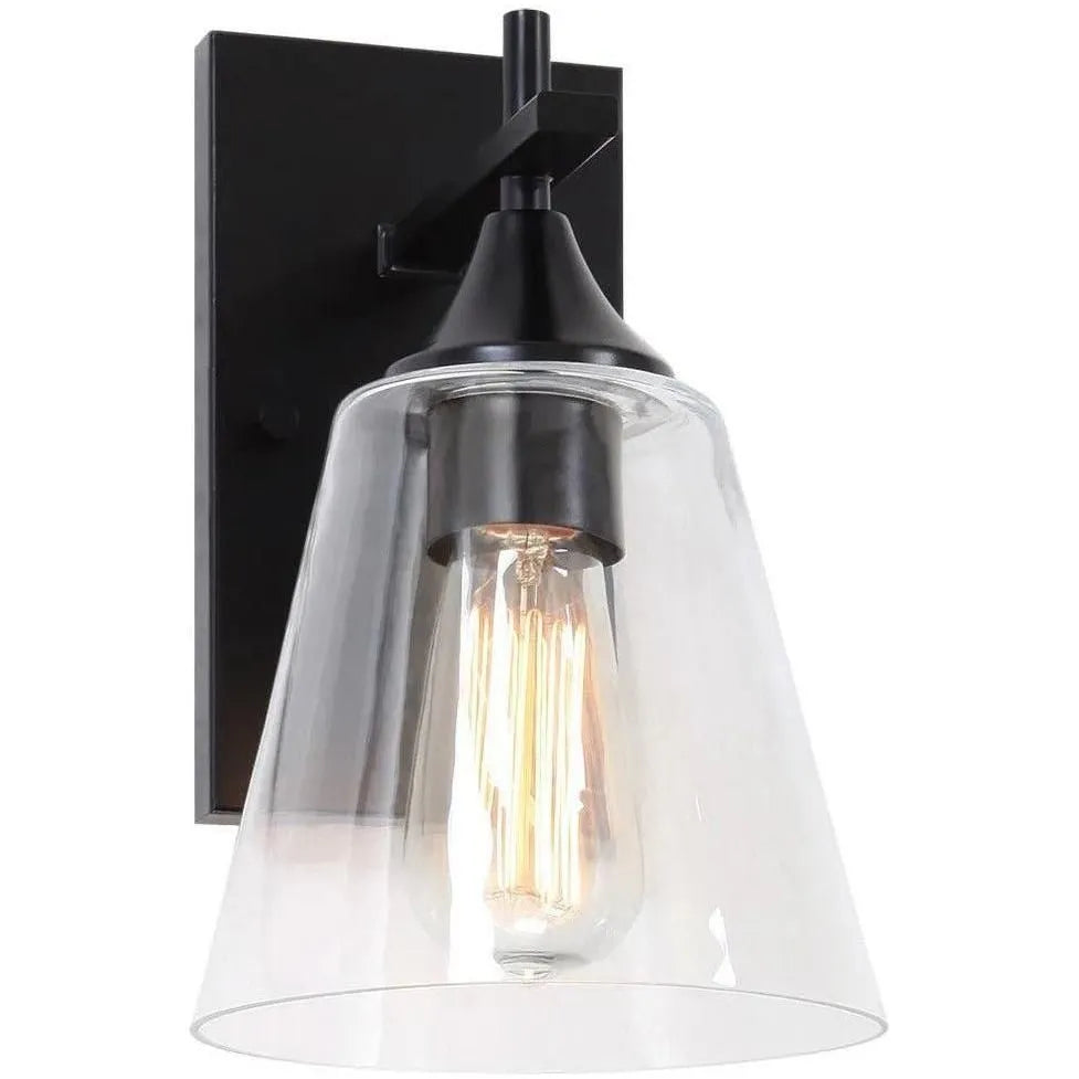 Matteo Lighting - Hollis Wall Sconce - S09801BK | Montreal Lighting & Hardware