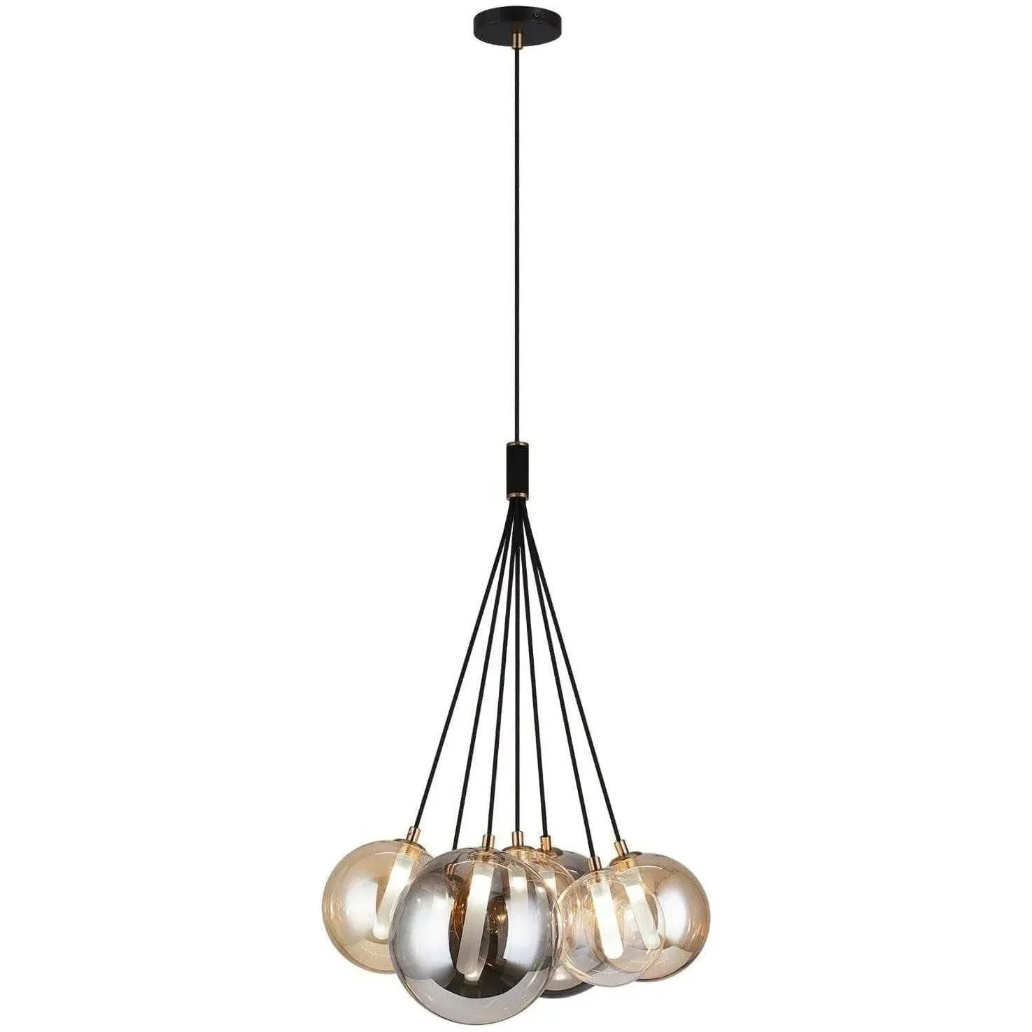 Matteo Lighting - Magma Chandelier - C81007BK | Montreal Lighting & Hardware