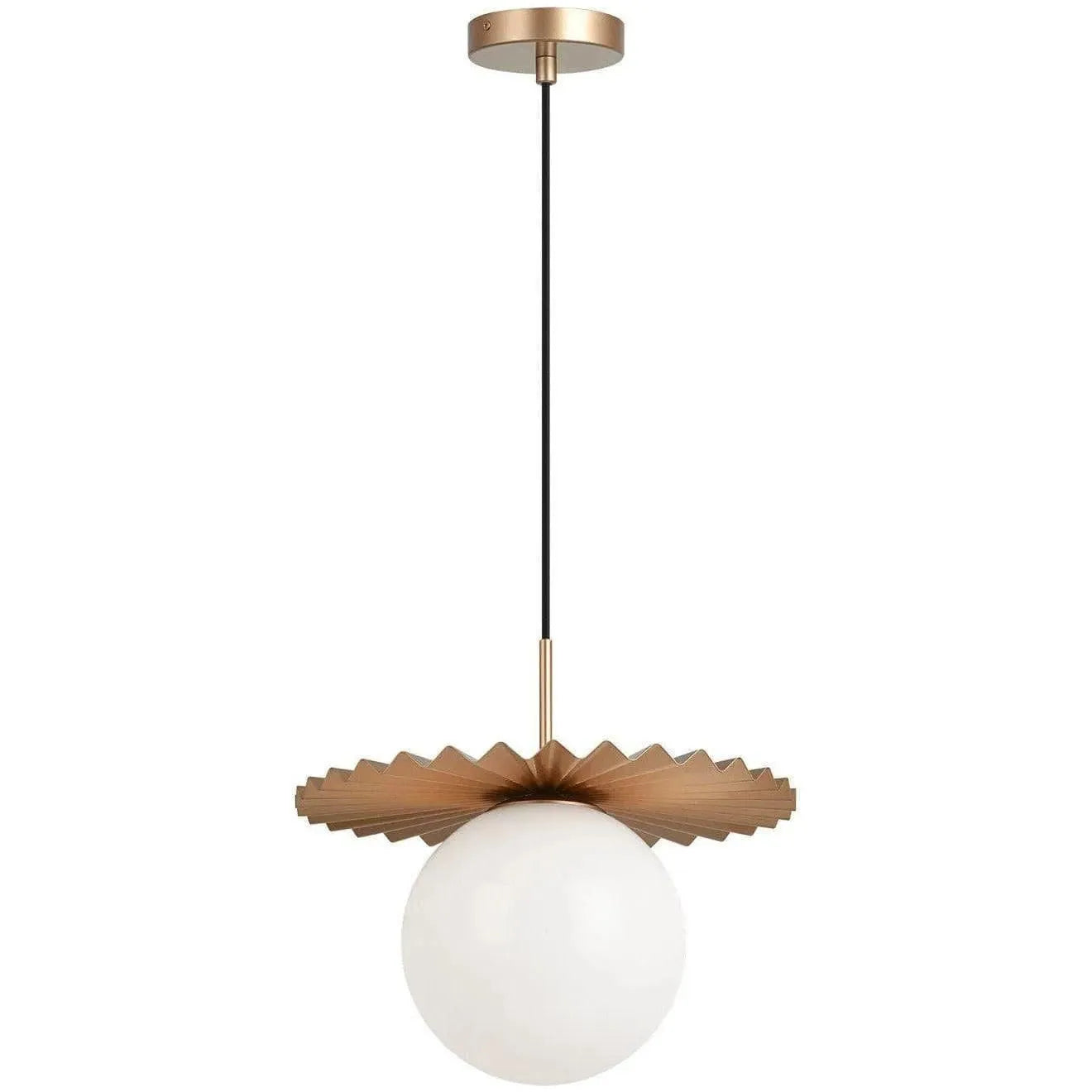 Matteo Lighting - Modern Ruff Pendant - C83111MGOP | Montreal Lighting & Hardware