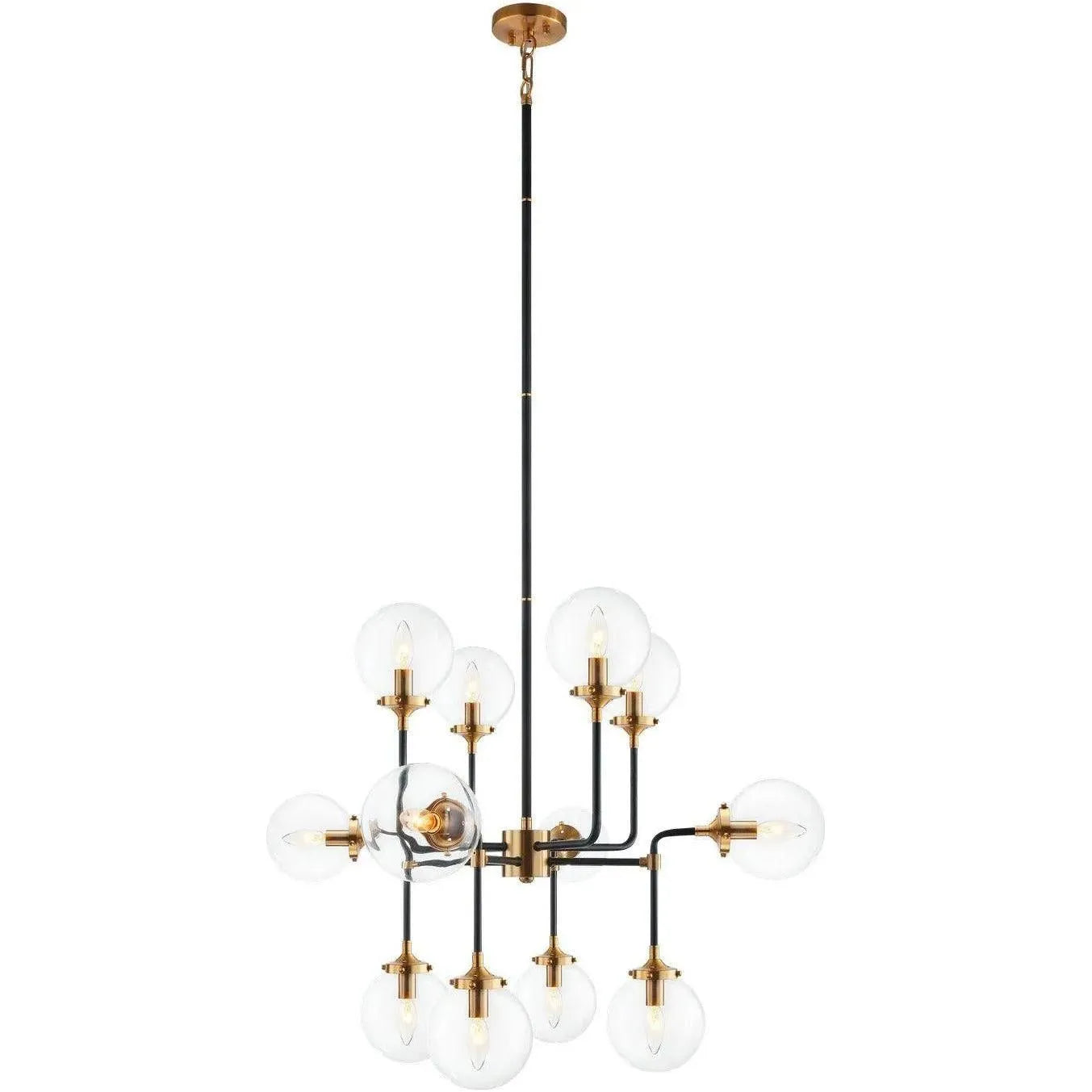 Matteo Lighting - Particles Chandelier - C58212AGCL | Montreal Lighting & Hardware