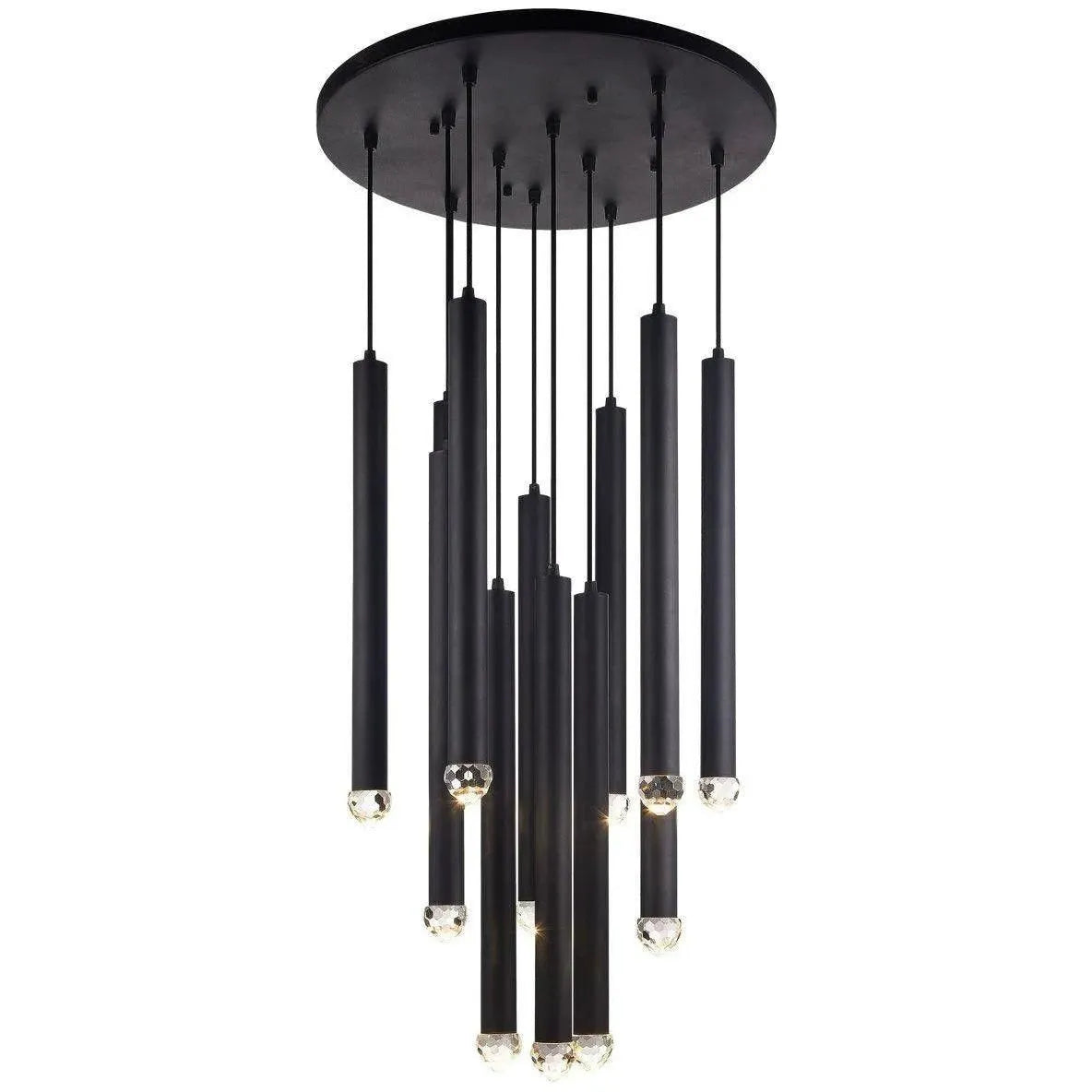 Matteo Lighting - Reign Multi-Light LED Pendant - C78312MB | Montreal Lighting & Hardware