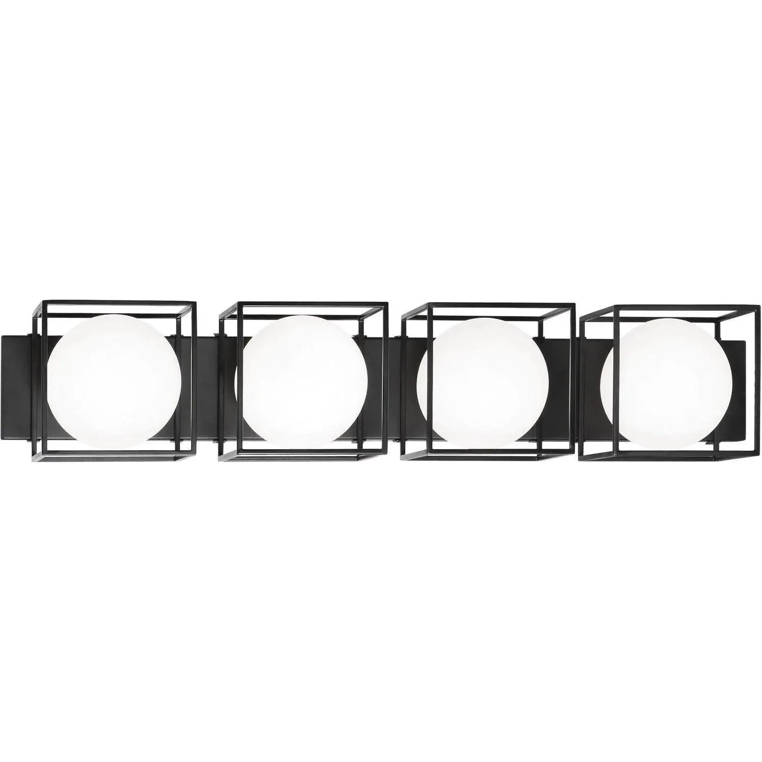 Matteo Lighting - Squircle Bath Vanity - S03804BK | Montreal Lighting & Hardware