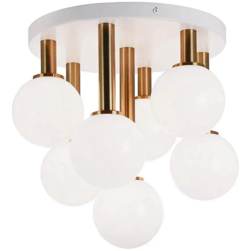 Matteo Lighting - Stellar Flush Mount - X75307AGOP | Montreal Lighting & Hardware