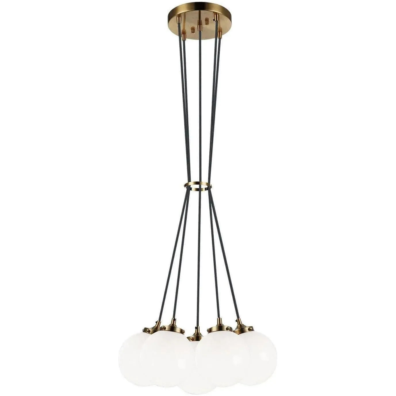 Matteo Lighting - The Bougie Chandelier - C63005AGOP | Montreal Lighting & Hardware