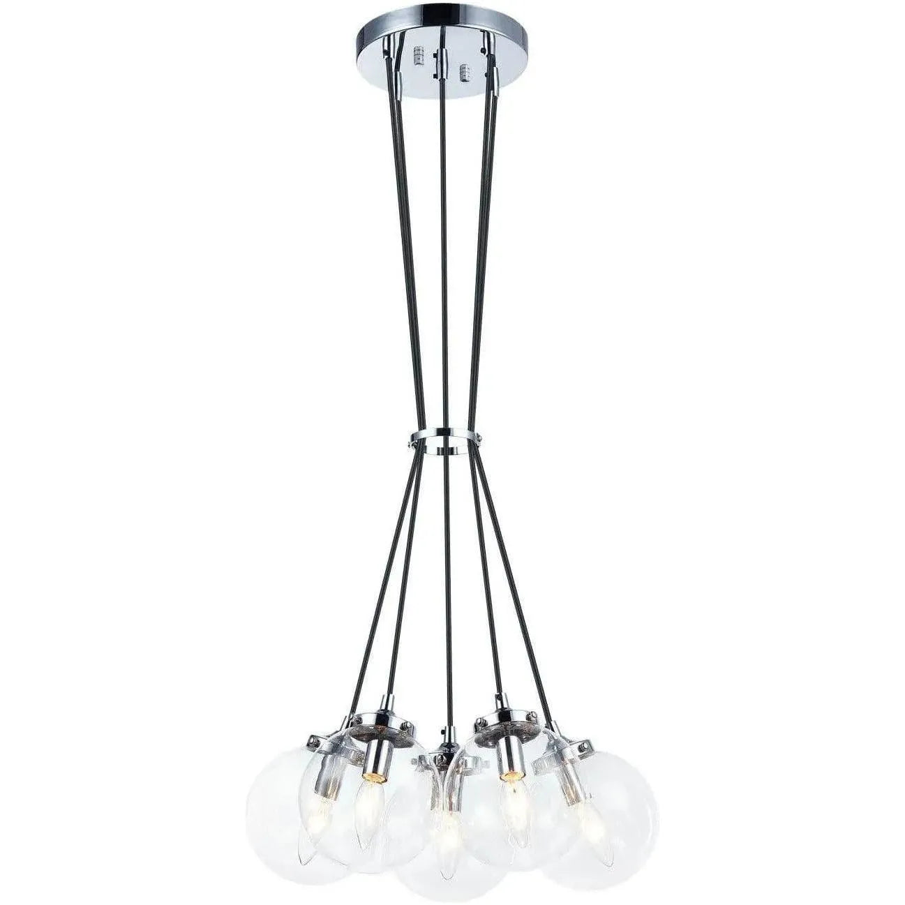 Matteo Lighting - The Bougie Chandelier - C63005CHCL | Montreal Lighting & Hardware