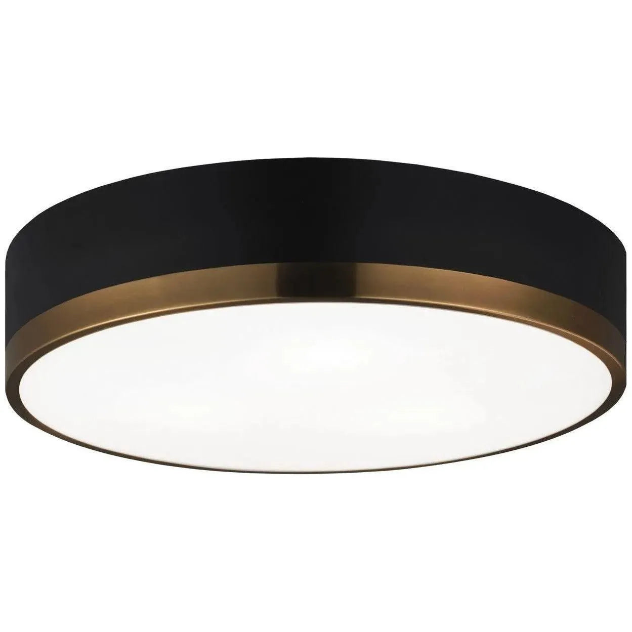 Matteo Lighting - Trydor Flush Mount - M14303BKAG | Montreal Lighting & Hardware