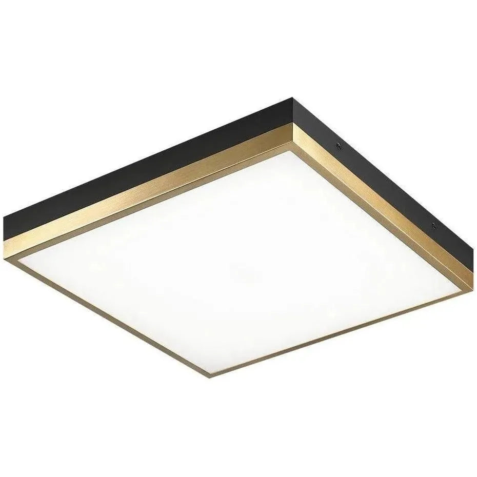 Matteo Lighting - Tux Flush Mount - M11414BKAG | Montreal Lighting & Hardware