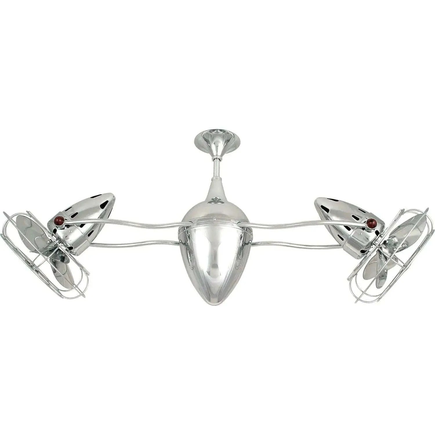 Matthews Fan Company - Ar Ruthiane Ceiling Fan, Damp Rated - AR-CR-MTL-DAMP | Montreal Lighting & Hardware