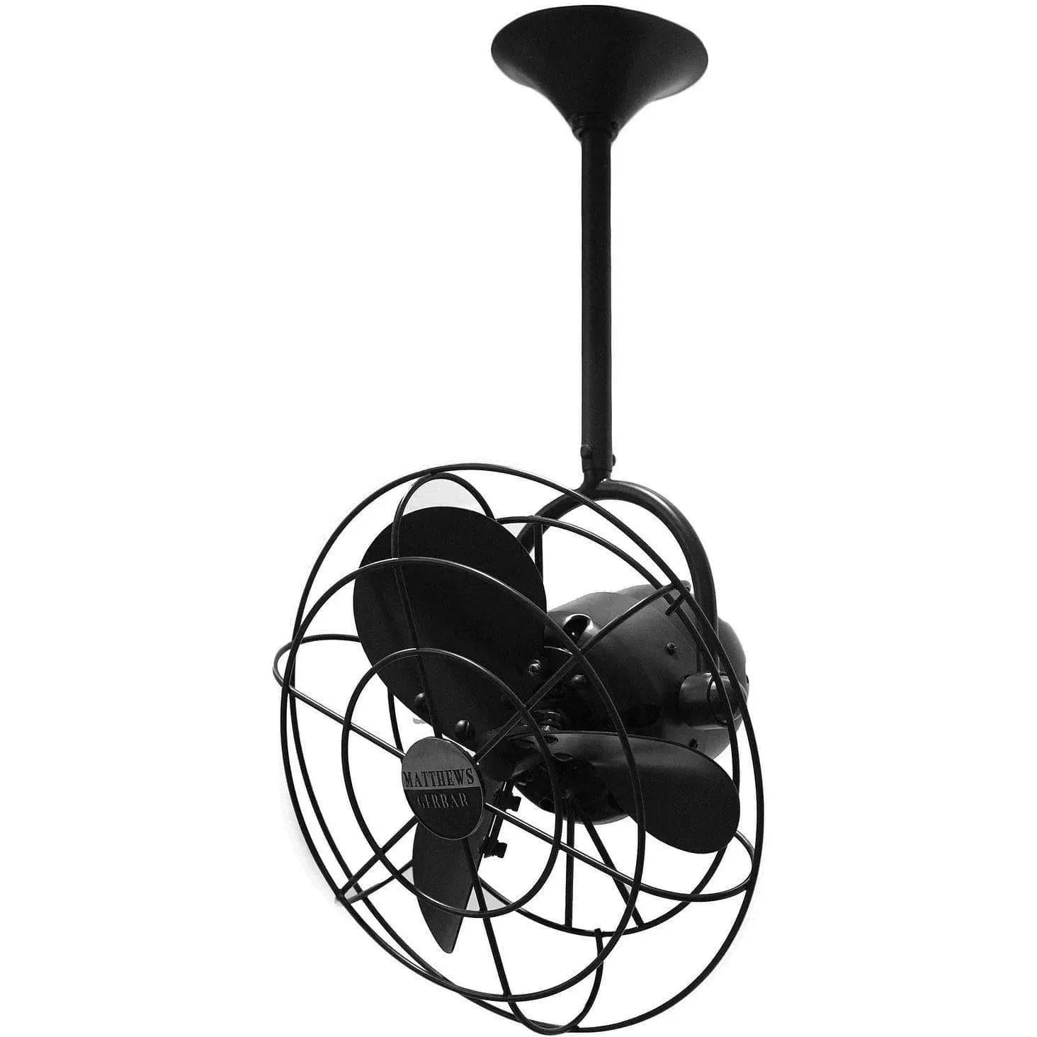 Matthews Fan Company - Bianca Direcional Ceiling Fan - BD-BK-MTL | Montreal Lighting & Hardware
