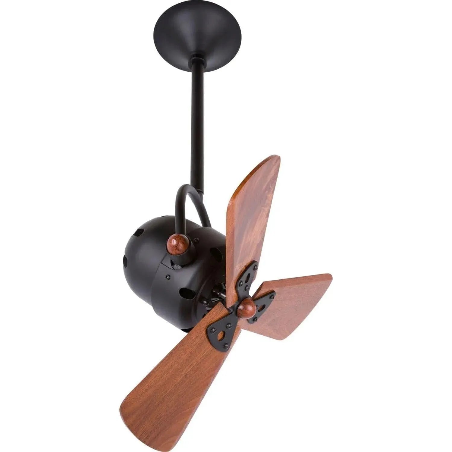 Matthews Fan Company - Bianca Direcional Ceiling Fan - BD-BK-WD | Montreal Lighting & Hardware