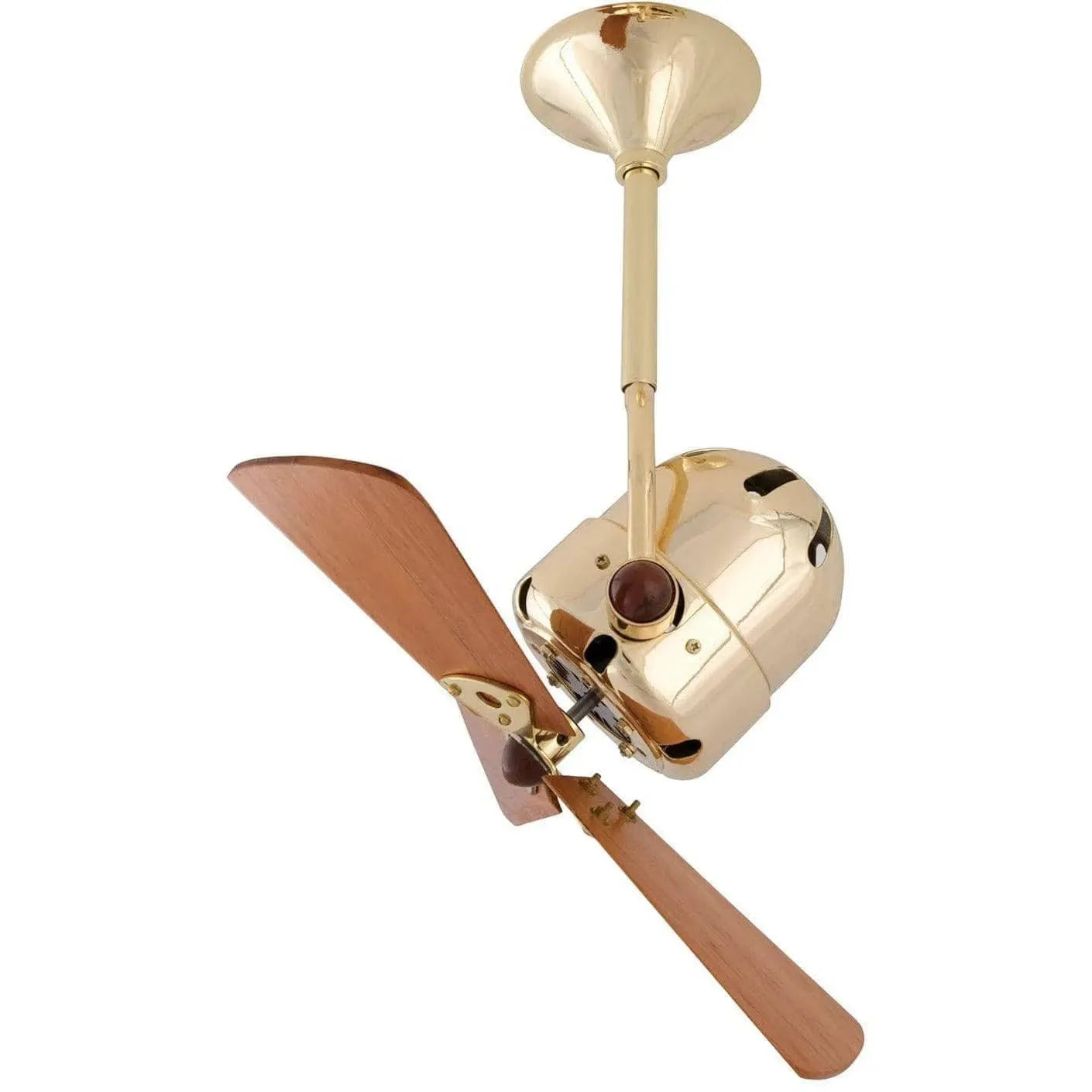 Matthews Fan Company - Bianca Direcional Ceiling Fan - BD-BRBR-WD | Montreal Lighting & Hardware
