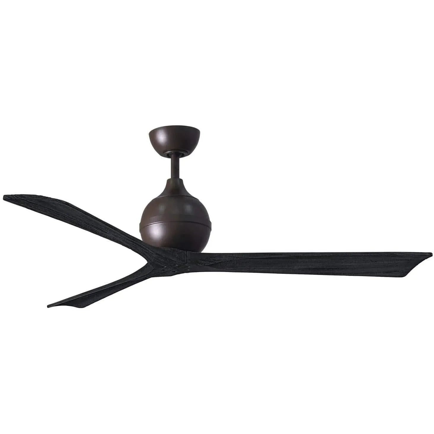 Matthews Fan Company - Irene 3 Ceiling Fan - IR3-TB-BK-60 | Montreal Lighting & Hardware