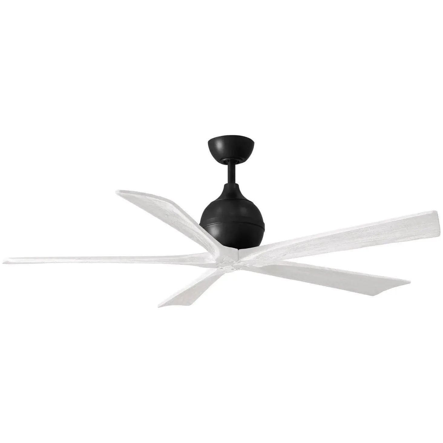 Matthews Fan Company - Irene 5 Ceiling Fan - IR5-BK-MWH-60 | Montreal Lighting & Hardware